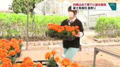 丹精込めて育てた苗を販売　富士見高校　苗祭り　