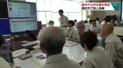 浸水や土砂災害を想定　諏訪市で図上訓練　