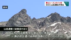 夏山シーズンの八ヶ岳　きのう　山岳遭難2件発生　