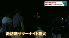 夏の夜空を彩る 諏訪湖サマーナイト花火