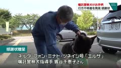 嘱託警察犬がお手柄 行方不明者を発見 感謝状
