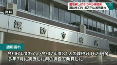 農地貸し付けに伴う税軽減　諏訪市で約15万円の適用漏れ　