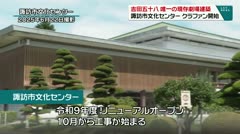 吉田五十八 唯一の現存劇場建築 諏訪市文化センター クラファン開始