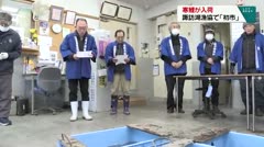 寒鯉が入荷　諏訪湖漁協で「初市」　