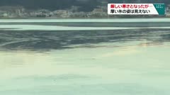 厳しい寒さとなったが…　厚い氷の姿は見えない　