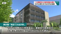 ニセ警察官らが暗号資産を要求 20代の男性 約760万円の被害