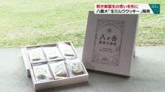 若き実習生の思いを形に八農大「生ミルククッキー」販売