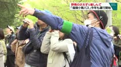 野鳥のさえずり楽しんで 「塩嶺小鳥バス」今年も運行開始