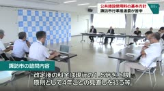 公共施設使用料の基本方針　諏訪市行革推進委が答申