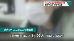インフルエンザ県内流行期　諏訪では減　伊那では増