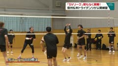 「SVリーグ」間もなく開幕！ 信州松本トライデンツ公開練習